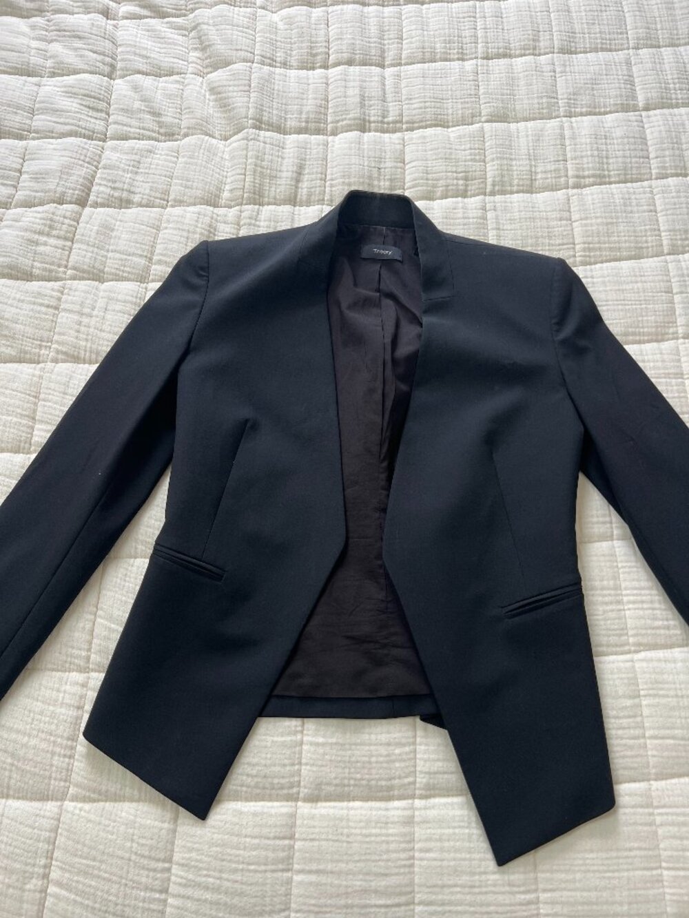 Theory Black Blazer Size XS